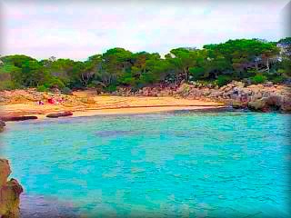 A virgin beach like Talaier, as with almost all virgin beaches it has a forest area behind the fine, soft sandy beach; it has quite a few rocks on the left side and gets many visitors in the summer.